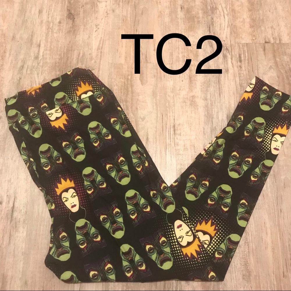 LuLaRoe Disney Villains Queen TC2 Leggings NWOT